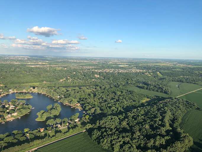 Omaha, Nebraska bird's eye view